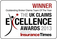 The UK Claims excellence award 2013